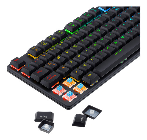 Teclado Gamer Mecanico Redragon Shrapnel K589rgb Español Rgb
