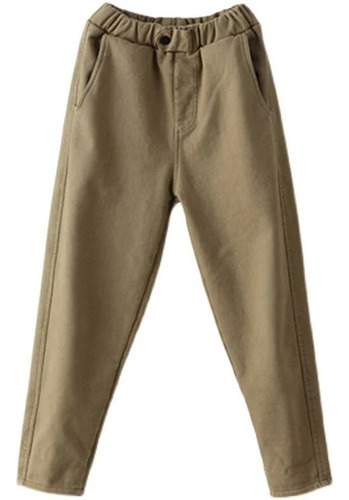 Pantalones Anchos De Invierno Para Mujer Con Forro Polar De