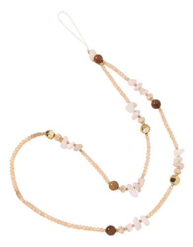 Correa De Cadena Larga Para Teléfono, Elegante Cordón Rosa