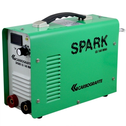 Inversor De Solda Spark CG 160 MMA Carbografite Cor Verde