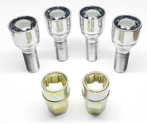 Imagen 2 de 3 de Pernos Tuercas Seguridad Rines Llantas Renault Kwid