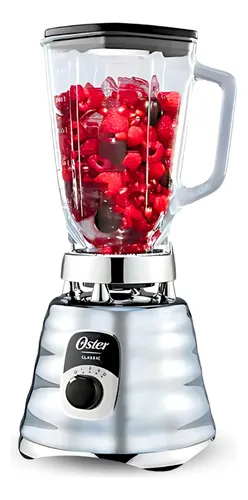 comprar Licuadora clásica Oster cromada 3 velocidades con perilla ergonómica BLST4655