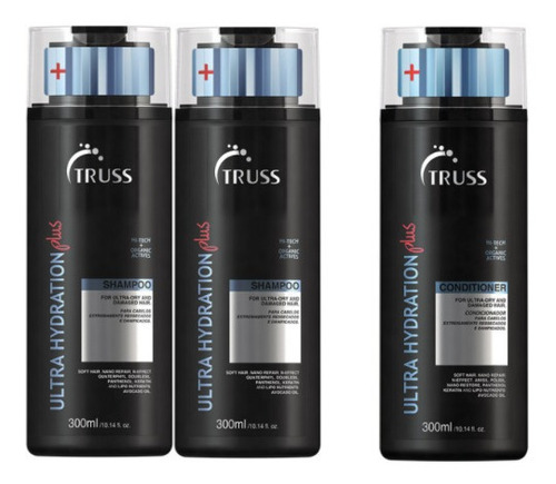Kit Truss Ultra Hydration Plus 2 Shampoos + Condicionador