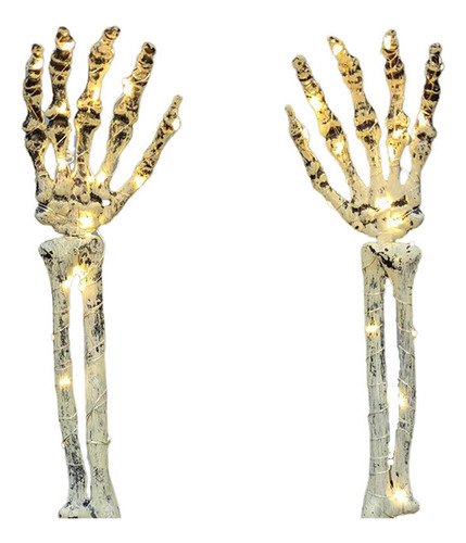 2x Luces De Estacas De Brazo De Esqueleto, Accesorios De