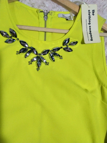 Blusa Neon Talla S Zapatos Negro Y Neon Talla 7 Y 8