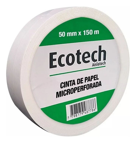 Cinta De Papel Microperforada Para Durlock 150 Mts