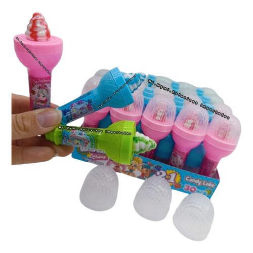 Chupetin Microfono X 30u Golosinas Importadas,cumpleaños