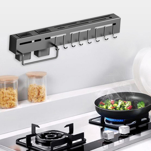 Estante Para Colgar Ollas Y Sartenes De Cocina Con 8 Ganchos