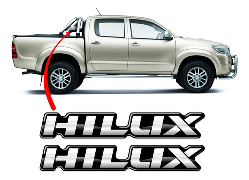 Adesivo Santo Antonio Hack Toyota Hilux Resinado Alto Relevo