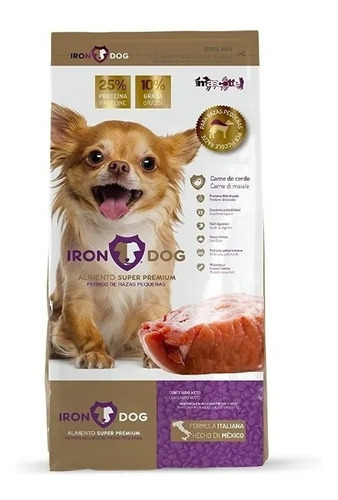 Alimento Para Perro Iron Dog Premium Adulto Raza Pequeña 8kg