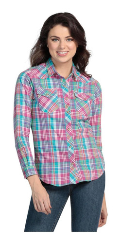 Blusa Slim Fit Manga Larga Wrangler Mujer 925