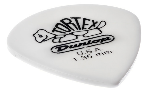 Pack X 18 Puas Jim Dunlop 478r1.35 Tortex White Jazz Iii Color Blanco Tamaño Pesado