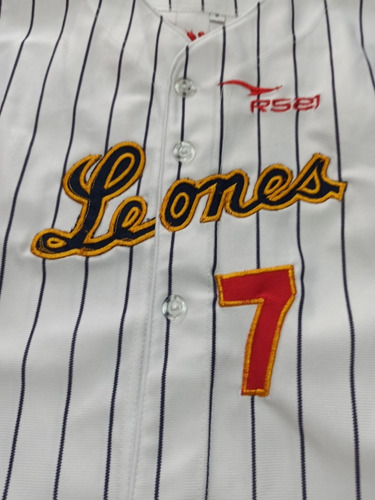 Imagen 3 de 5 de Camisa Leones Del Caracas Niños Talla 6 Original