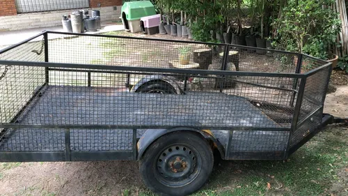 Trailer 1 Eje Estructura Super Reforzada Motos Cuatris Utv