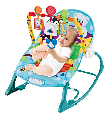 Cadeirinha De Descanso Bebe Musical Vibratória Balanço 18kg