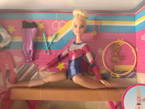 Barbie Muñeca Gimnasta Olimpica Mattel (Usado)