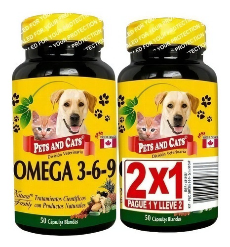Pets And Cats Natural Freshly Omega 3-6-9 2x1