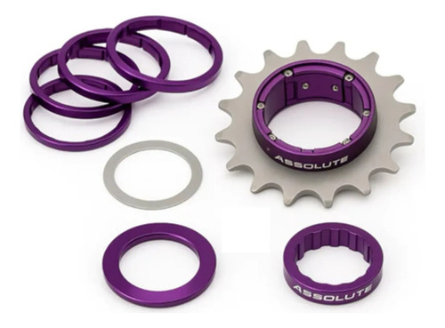Kit Conversão Single Speed Cog 14 Dentes Hg Brutus Absolute