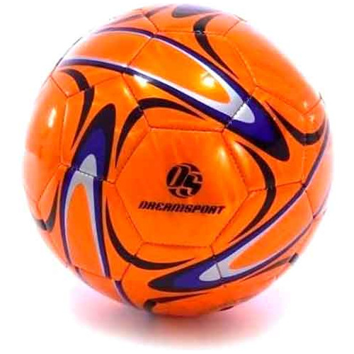 Pelota De Futbol N2 Diseño Spinner Naranja Tornasol