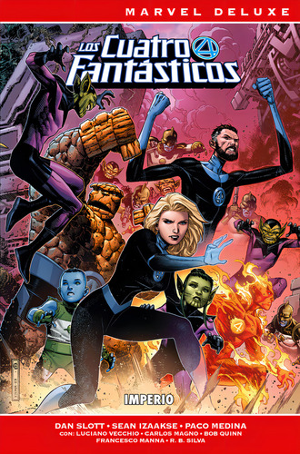 Mn85 4 Fantasticos Slott 2 Imperio: Imperio, De R B Silva. Marvel Deluxe, Vol. 1. Editorial Panini Comics, Tapa Dura En Español, 2024