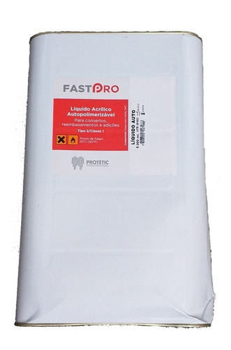 Imagem 1 de 2 de Resina Fastpro C/ Cross Link 5 Litros - Protetic