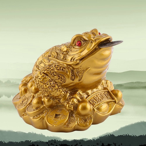 Mz Sapo De La Suerte De Feng Shui Wealth Decoración For El