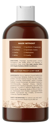 Champú Diario Cabello Y Cuero Cabelludo Seco 16oz, Maple