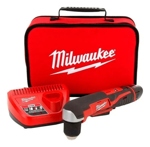 Taladro Angular 12v 2,0ah 2415-159a Milwaukee Malet+bat+carg