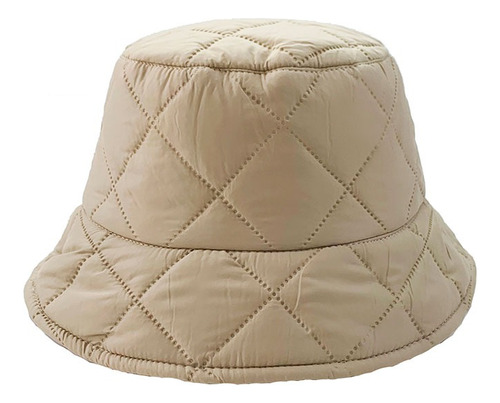 Piluso Sombrero Trendy Estilo Bucket Nylon Acolchado Mujer 