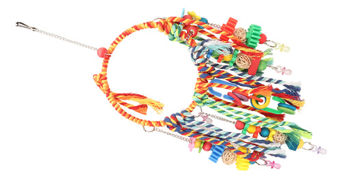 Brinquedo Giratório Para Pássaros Colorful Beak Grinding Bor