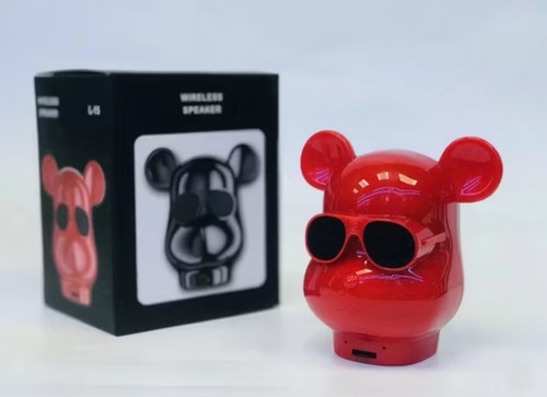Mini Altavoz Inalámbrico Portátil L-15 Cara De Oso 5w