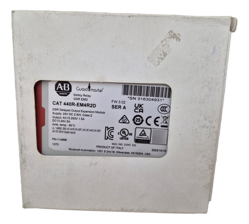 Allen Bradley 440r-em4r2d Rele De Seguridad (1)