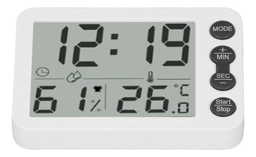Medidor Digital De Temperatura Y Humedad Interior