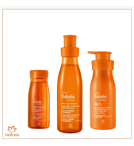 Kit Natura Tododia Flor De Gengibre E Tangerina