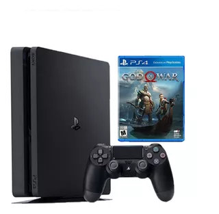 Play 4 Slim (1tb) + God Of War + Mando Camuflado-casi Nueva