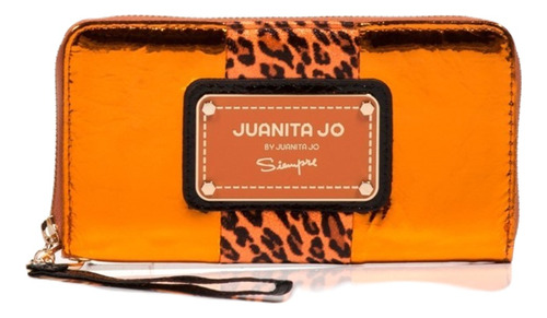 Billetera Mujer Juanita Jo 30106 Hand Naranja Elegante
