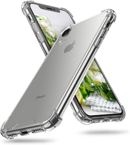 Carcasa Para iPhone XR Transparente Rugged Cofolk + Hidrogel