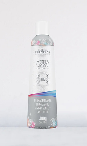 In Bellezza Agua Micelar Con Ácido Salicílico Anti Acné 300g
