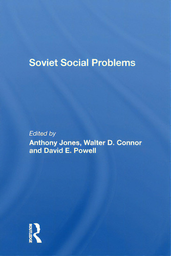 Soviet Social Problems, De Nor, Walter., Vol. 1. Editorial Routledge, Tapa Blanda En Inglés