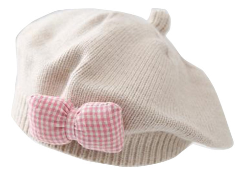 (bg) Boina Tejida Suave Y Cómoda Para Bebé Y Niña, Gorro Ele