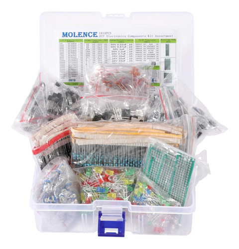 Surtido De Kit De Componentes Electrónicos Molence Diy, Resi