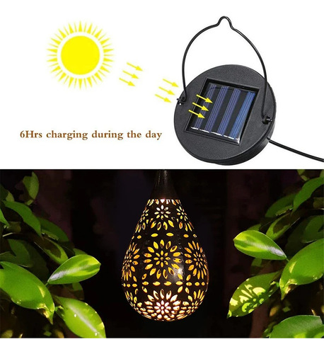 Lámpara De Luz Solar Al Aire Libre For Decoración Navideña