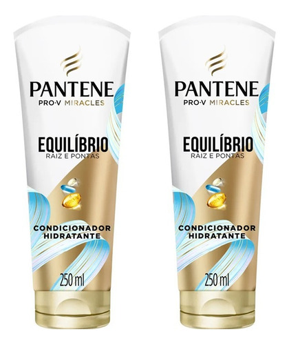 2 Acondicionador Hidratante Pantene Equilibrio 250ml