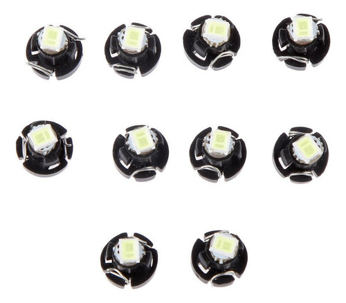 10x Blanco Neo Wedge T3 1smd 5050 Bombillas Led Para Coche