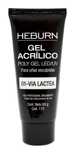 Heburn Gel Acrílico Poly Gel Led Uv Uñas Esculpidas 60gr 175