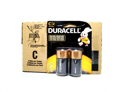 Pilas Duracell C Caja X 16 Pilas