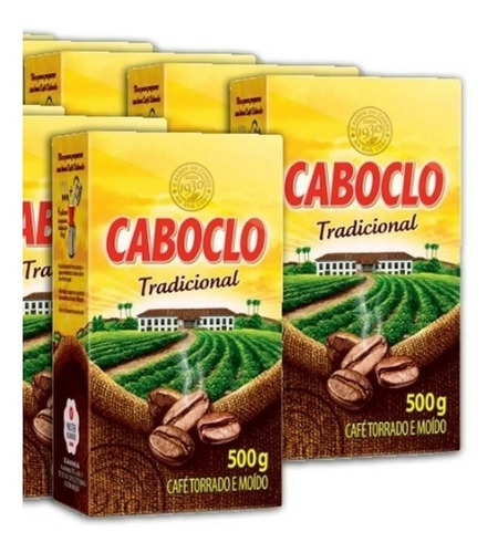 Café Em Pó Caboclo Atacado 10 Pacotes De 500g Cada -total 5k