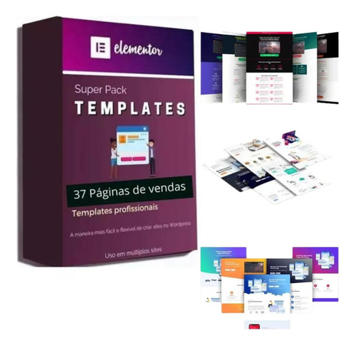 Kit Elementor Com 37 Páginas Prontas E Editáveis