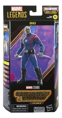 Figura Drax Marvel Legends Series Baf Cosmo