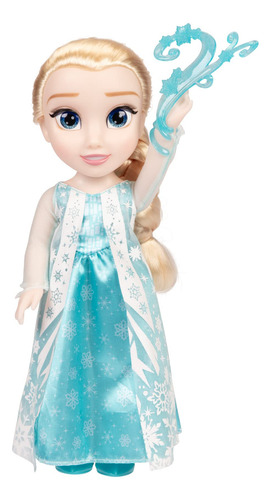 Muñeca Disney Frozen Elsa Classic Cantando Con Figura De Ola